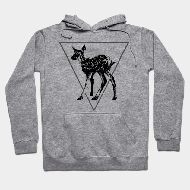 Deer fawn Hoodie by vvilczy